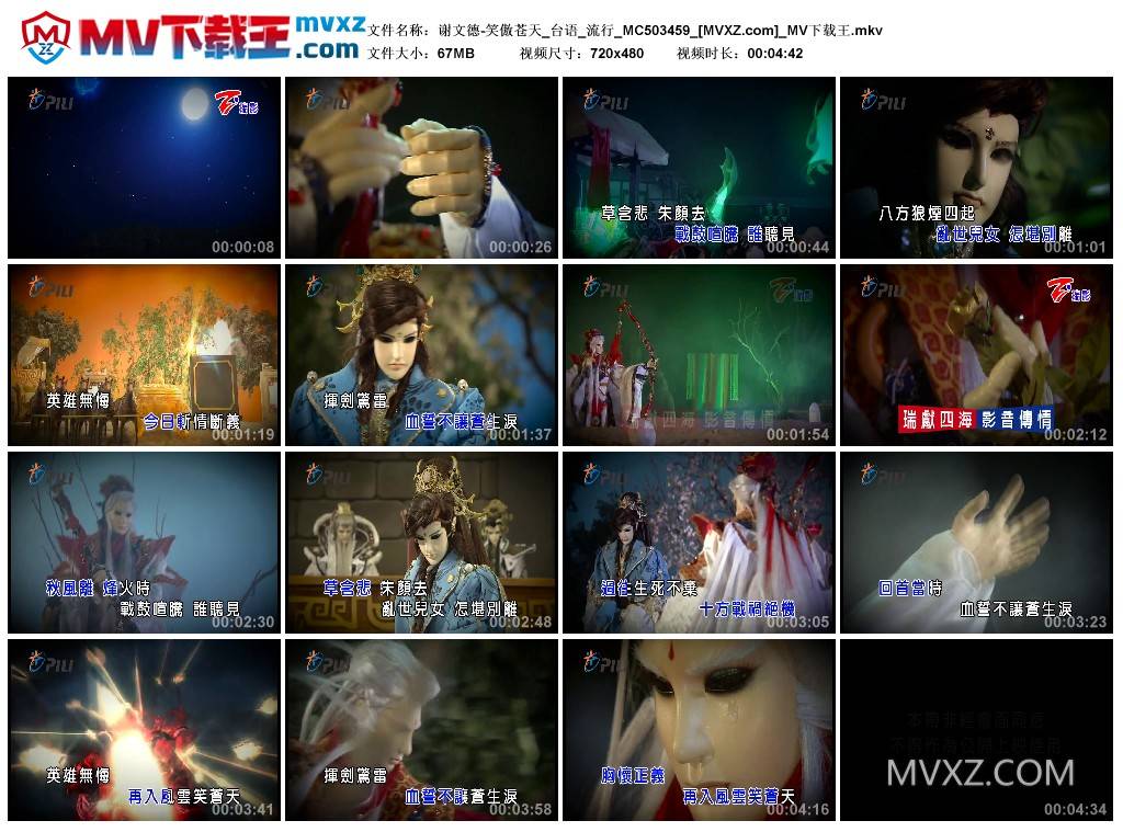 谢文德-笑傲苍天_台语_流行_MC503459